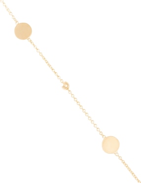 Pulsera Sini de oro 14 k con acabado brillante