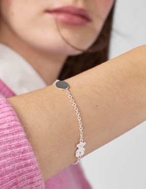 Pulsera Tous de plata p 925 Bear