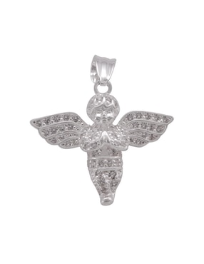 Dije De Angel Unlimited By OB De Plata P 925 Zirconia