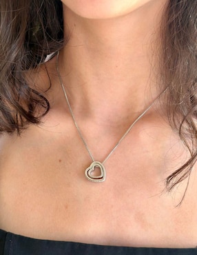 Collar de corazón Mayfer Joyería