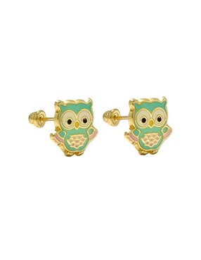Broqueles de búho Mancini de oro