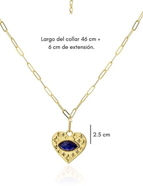 Collar de corazón Mayfer Joyería