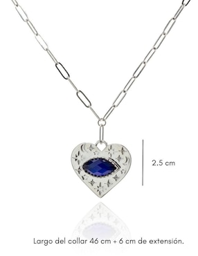 Collar de corazón Mayfer Joyería