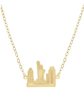 Collar Fianelli de oro 14 K