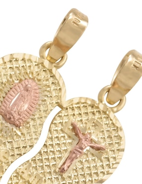 Dije de corazón Unlimited By Ob de oro amarillo 10 K