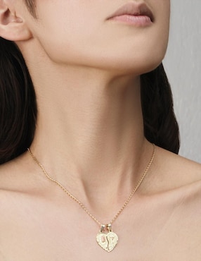 Dije de corazón Unlimited By Ob de oro amarillo 10 K