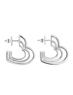 Aretes Cortos De Corazón TOUS Bickie De Plata 
P 925