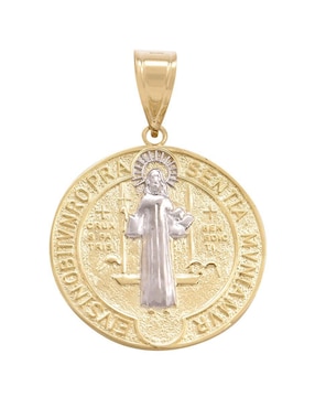 Medalla redonda Unlimited By Ob de oro amarillo 10 K