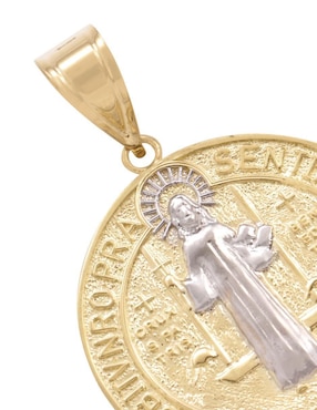 Medalla redonda Unlimited By Ob de oro amarillo 10 K