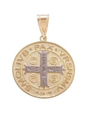 Medalla redonda Unlimited By Ob de oro amarillo 10 K