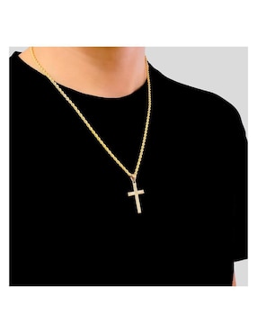 Cadena de cruz Crixus Joyeria de oro 10 K