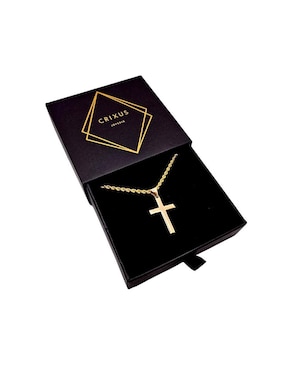 Cadena de cruz Crixus Joyeria de oro 10 K