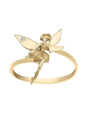 Anillo De ángel Fianelli Sophy 14 K De Oro Diamante