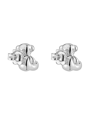 Aretes de oso Tous Bold Bear de plata P 925 con acabado espejo nácar