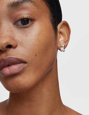 Aretes de oso Tous Bold Bear de plata P 925 con acabado espejo nácar