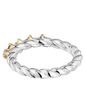 Anillo Tous Sugar Party de plata P 925 amatista con acabado baño de oro