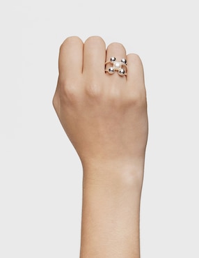 Anillo Tous Sugar Party P 925 de plata perla brillante