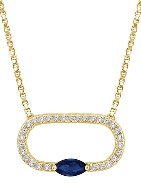 Collar ovalado Stackis Esperanza de oro 14 K