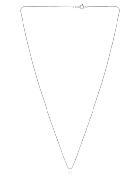 Collar de cruz Stackis de oro 14 K