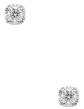 Broqueles Stackis de oro cristal