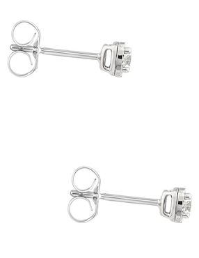 Broqueles Stackis de oro cristal