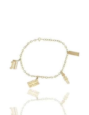 Pulsera Klamore de oro 14 k Paisaje Londres