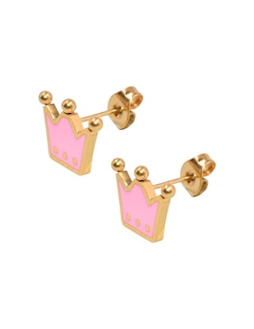 Aretes y collar de corona Yoiko Royal Princess