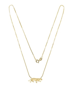 Colgante Y Dije de pantera Fianelli de oro amarillo 14 K