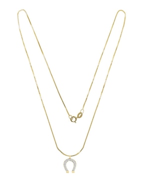 Colgante Y Dije de herradura Fianelli de oro amarillo 14 K