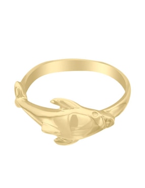 Anillo Fianelli Delf 14 K De Oro Amarillo