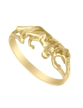 Anillo Fianelli Pantera 14 k de oro amarillo brillante