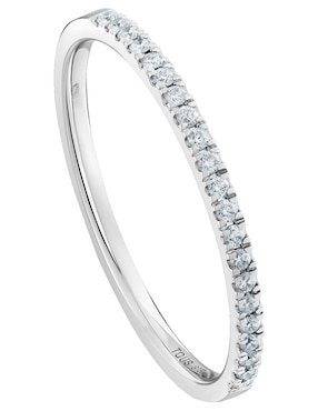 Anillo Tous Les Classiques 18 k de oro blanco diamante pavé