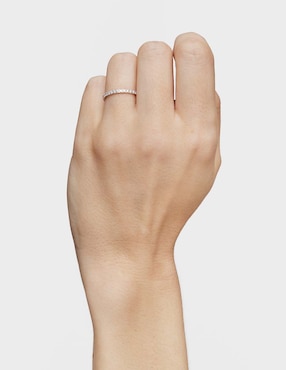 Anillo Tous Les Classiques 18 k de oro blanco diamante pavé