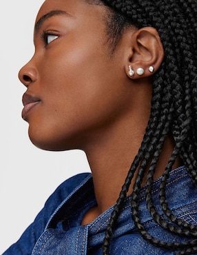 Aretes de oso Tous I-Bear de plata P 925 con acabado espejo perla