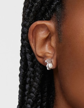 Aretes de oso Tous I-Bear de plata P 925 con acabado espejo perla