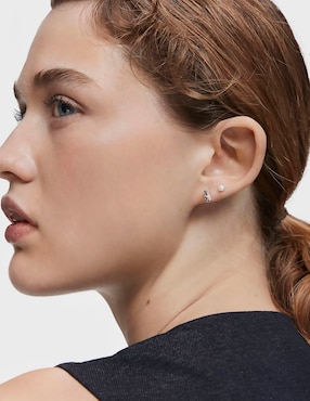 Aretes de oso Tous I-Bear de plata P 925 con acabado espejo perla