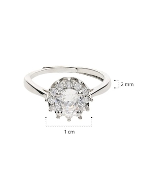 Anillo de compromiso Clepsidra