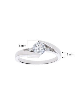 Anillo de compromiso Clepsidra