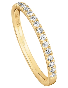 Anillo Tous Les Classiques 18 k de oro amarillo diamante brillante