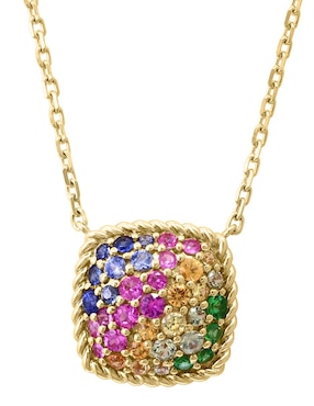 Collar cuadrado Effy de oro 14 K