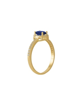 Anillo con gema Unlimited By Ob 10 k de oro amarillo zirconia pulido