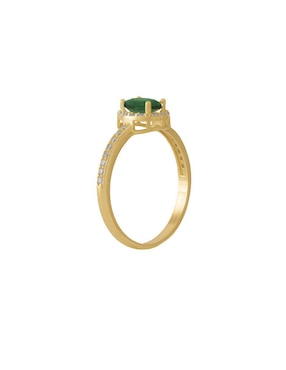 Anillo con gema Unlimited By Ob 10 k de oro amarillo zirconia pulido