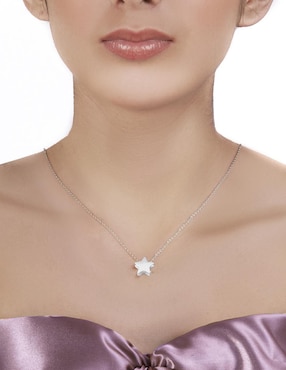 Collar de estrella Unlimited By Ob de plata P 925