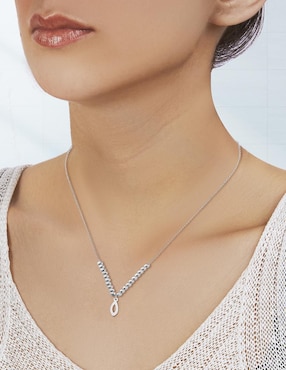 Collar ovalado Unlimited By Ob de plata P 925