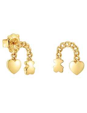 Aretes Cortos De Oso Tous Bold Motif De Plata P925