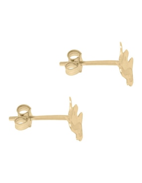 Aretes de unicornio Fianelli de oro con acabado brillante