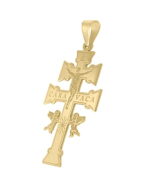Dije de cruz Fianelli caravaca de oro amarillo 14 K