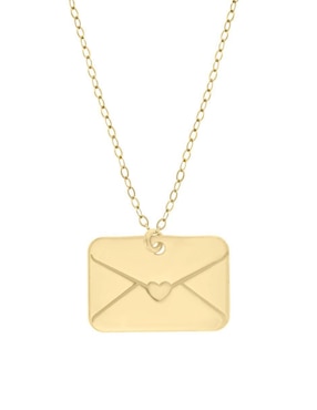 Colgante Y Dije de sobre Fianelli forever de oro amarillo 14 K