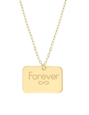 Colgante Y Dije de sobre Fianelli forever de oro amarillo 14 K
