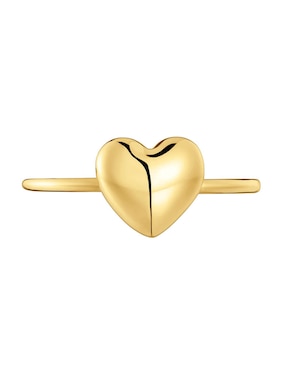 Anillo de corazón Tous My Other Half 18 k de oro brillante